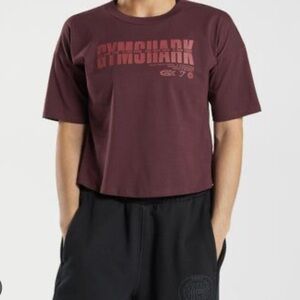 Gymshark Burgundy Midi Top